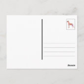 Great Dane Verjaardag Briefkaart (Achterkant)