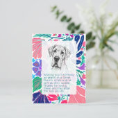 Great Dane verjaardagskaart Kaart (Staand voorkant)
