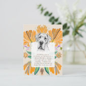 Great Dane verjaardagskaart Kaart (Staand voorkant)