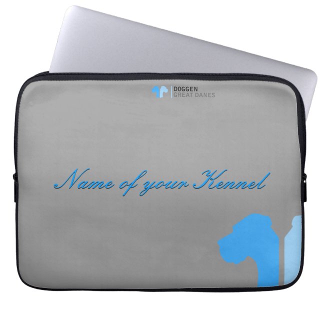 Great Dane Verzamelingen Bluemin Laptop Sleeve (Voorkant)
