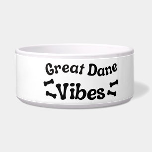 Great Dane Vibes Keramische Hondenbak Voerbakje