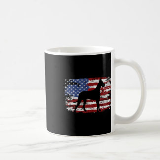 Great Dane Vintage American Flag  Koffiemok