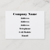 GREAT DANE VISITEKAARTJE (Achterkant)