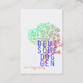 Great Dane Visitekaartjes (Voorkant)