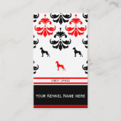 Great Dane visitekaartjes rode kern (Voorkant)