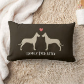 Great Dane Wedding Dogs | Aangepast voor Happy Cou Kussen (Deken)