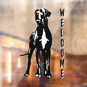 Great Dane Welkom Sticker / Kleving