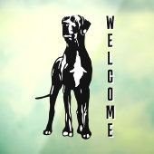 Great Dane Welkom Sticker / Kleving (Vel 3)