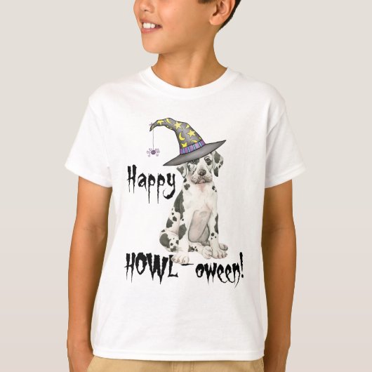 Great Dane Witch T-Shirt (Voorkant)