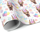 Great Dane Wrapping Paper Cadeaupapier (Rol Hoek)