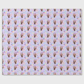 Great Dane Wrapping Paper in Purple Cadeaupapier (Vlak)