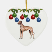 Great Dane Xmas Ornament (Voorkant)