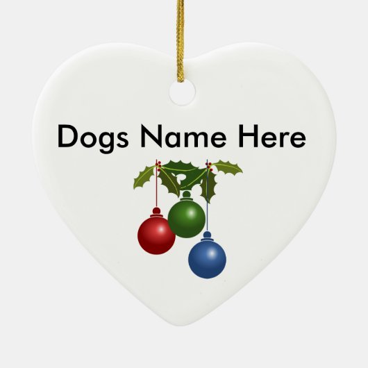 Great Dane Xmas Ornament (Achterkant)