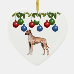 Great Dane Xmas Ornament
