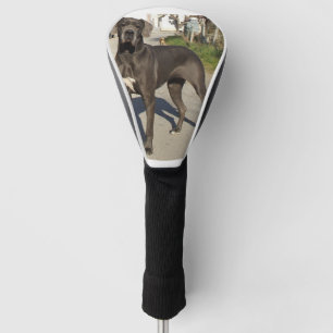 great dane zwart hoogtepunt golfheadcover