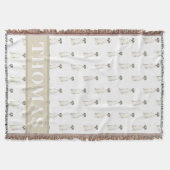 Great Dane (Zwart Wit Harlekijn) Deken (Voorkant)