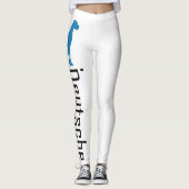Great Danes blauw Leggings (Voorkant)