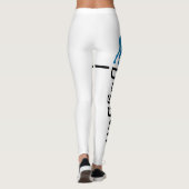 Great Danes blauw Leggings (Achterkant)