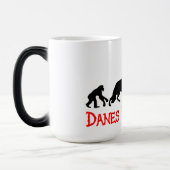 Great Danes Evolutie is grappig Magische Mok (Links)