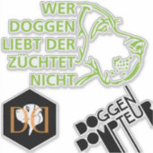 Great Danes Logos Sticker (Voorkant)