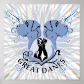 Great Danes poster (Voorkant)