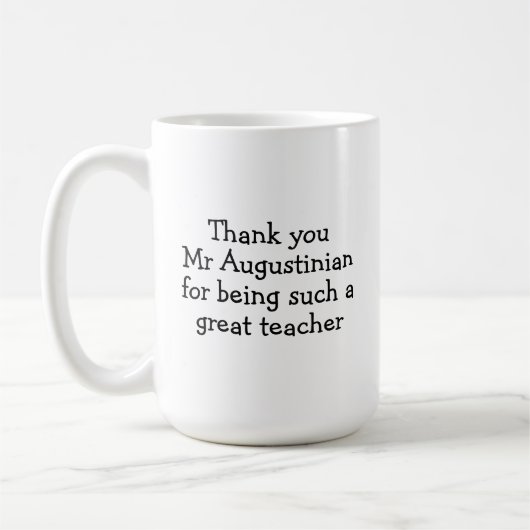 GREAT DE SERVANT VAN HET HARTJE VAN DE LERAAR - Da Koffiemok (Links)