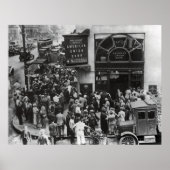 GREAT DEPRESSION BANK RUN 1931 POSTER (Voorkant)