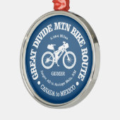 Great Di Mountain Bokroute (MTB) Metalen Ornament (Links)