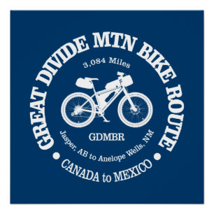 Great Di Mountain Bokroute (MTB) Perfect Poster