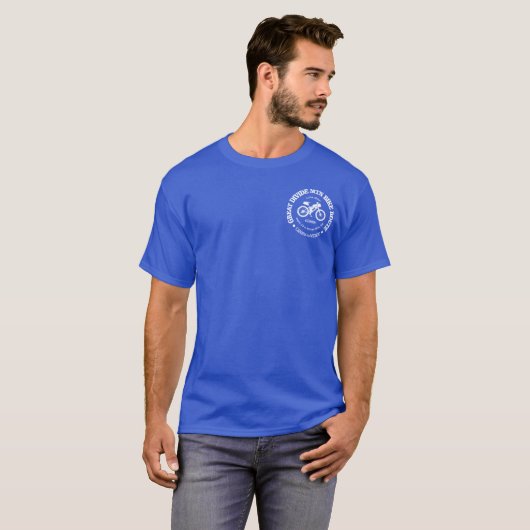 Great Di Mountain Bokroute (MTB) T-shirt (Voorkant volledig)