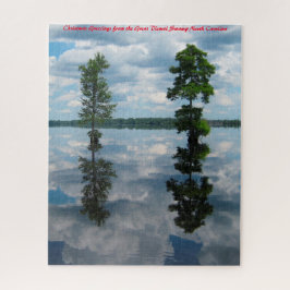 Great Dismal Swamp Carolina.Kerstgroeten Legpuzzel