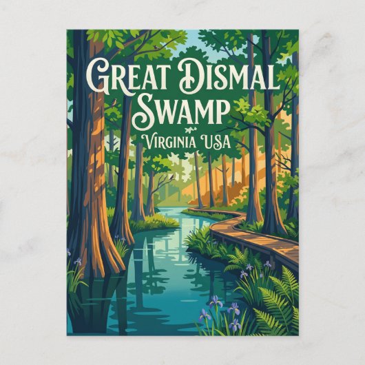 Great Dismal Swamp VS Briefkaart (Voorkant)