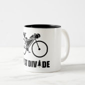 Great Divide Bikepacking Route Tweekleurige Koffiemok (Voorkant rechts)