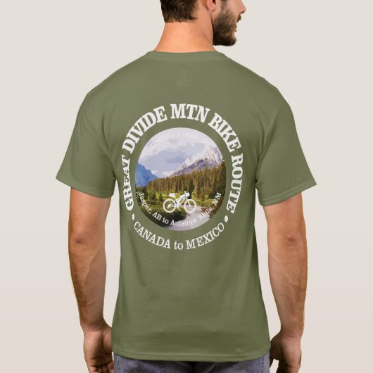 Great Divide Mtn Bike Route T-shirt (Achterkant)