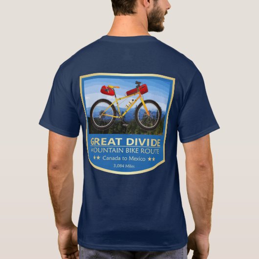 Great Divide Mtn Bike Rte (bike2) T-shirt (Achterkant)