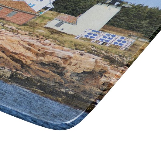 Great Duck Island Lighthouse, Maine Cutting Board Snijplank (Hoek)