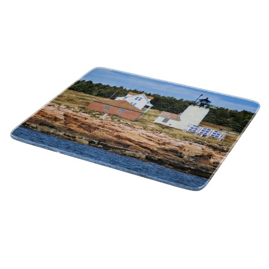 Great Duck Island Lighthouse, Maine Cutting Board Snijplank (Hoek)