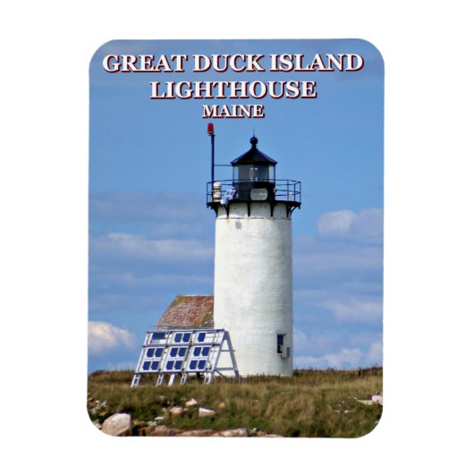 Great Duck Island Lighthouse, Maine Magneet (Verticaal)