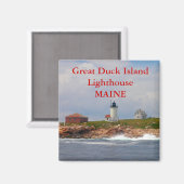 Great Duck Island Lighthouse, Maine Magnet (Voorkant / Achterkant)