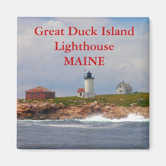 Great Duck Island Lighthouse, Maine Magnet (Voorkant)