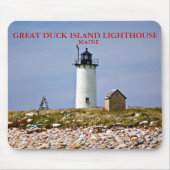 Great Duck Island Lighthouse, Maine Mousepad Muismat (Voorkant)