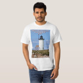Great Duck Island Lighthouse, Maine T-Shirt (Voorkant volledig)