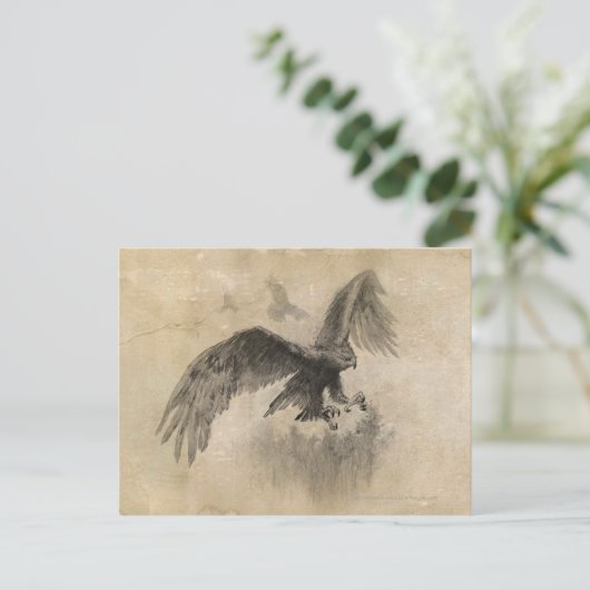 Great Eagles Sketch Briefkaart (Staand voorkant)