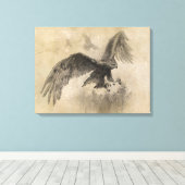 Great Eagles Sketch Canvas Afdruk (Insitu (Houten vloer))