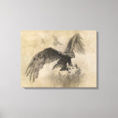 Great Eagles Sketch Canvas Afdruk (Voorkant)