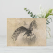 Great Eagles Sketch Kaart (Staand voorkant)