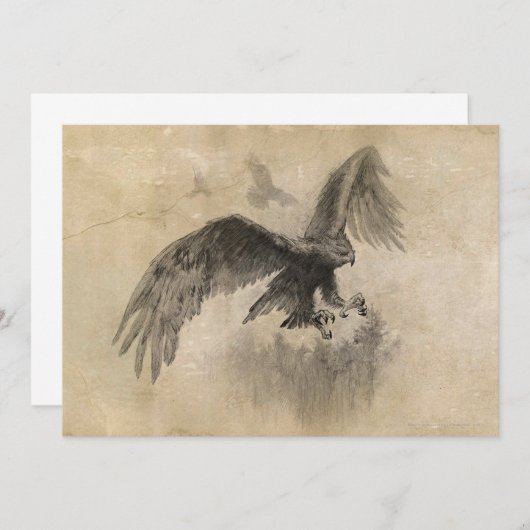 Great Eagles Sketch Kaart (Voorkant / Achterkant)