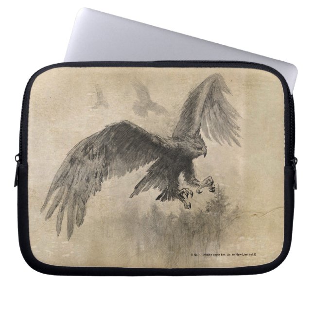 Great Eagles Sketch Laptop Sleeve (Voorkant)