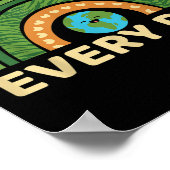 Great Earth World Wereldbol Earth Day Environmenta Poster (Hoek)
