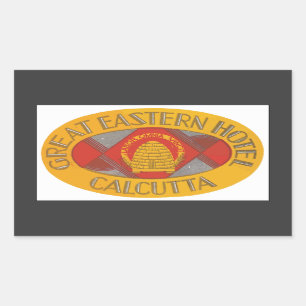 Great Eastern Hotel Calcutta,  Rechthoekige Sticker